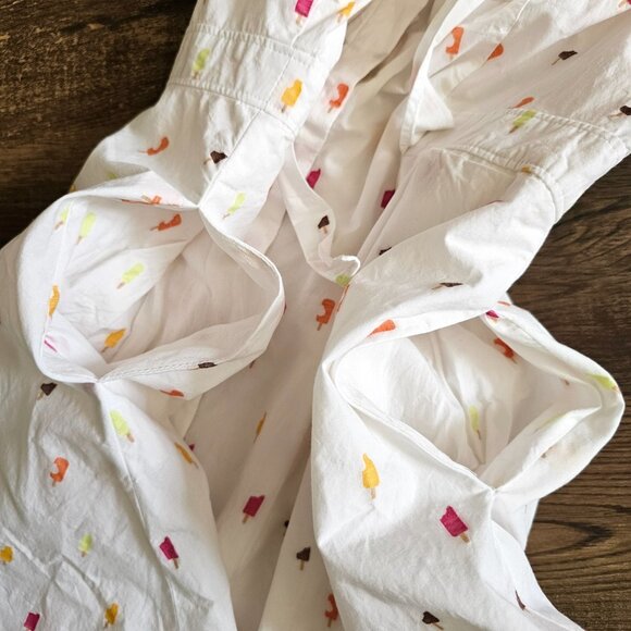 HD in Paris Paleta Popsicle A-Line Sleeveless Button Up Shirt Dress 0 2 XS - Picture 12 of 15